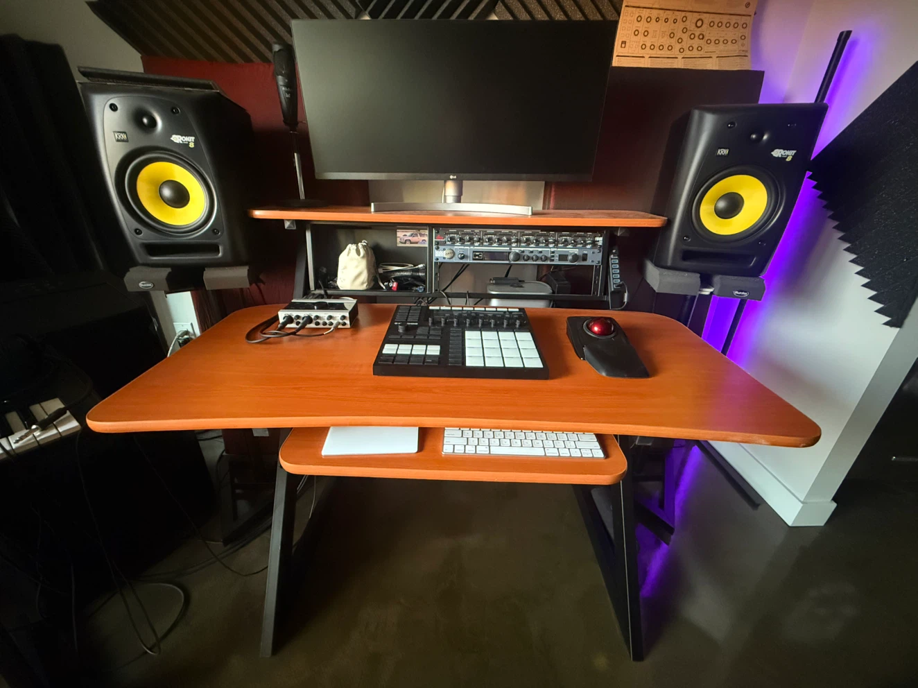 Desk and monitors for sale