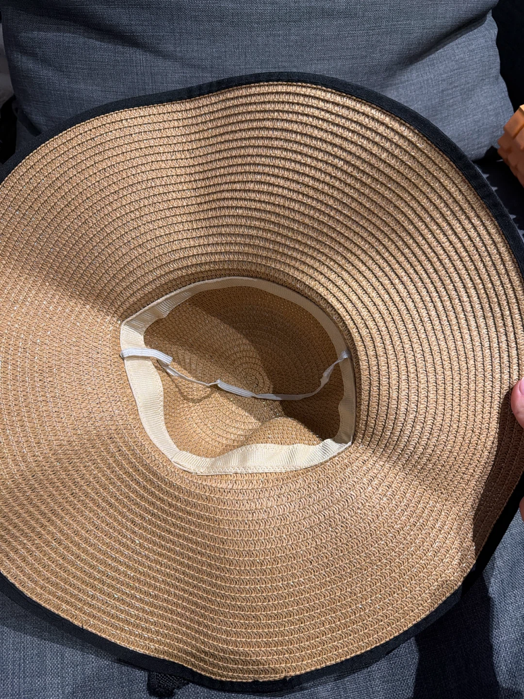 Straw Sun Hat with Black Bow - photo 5