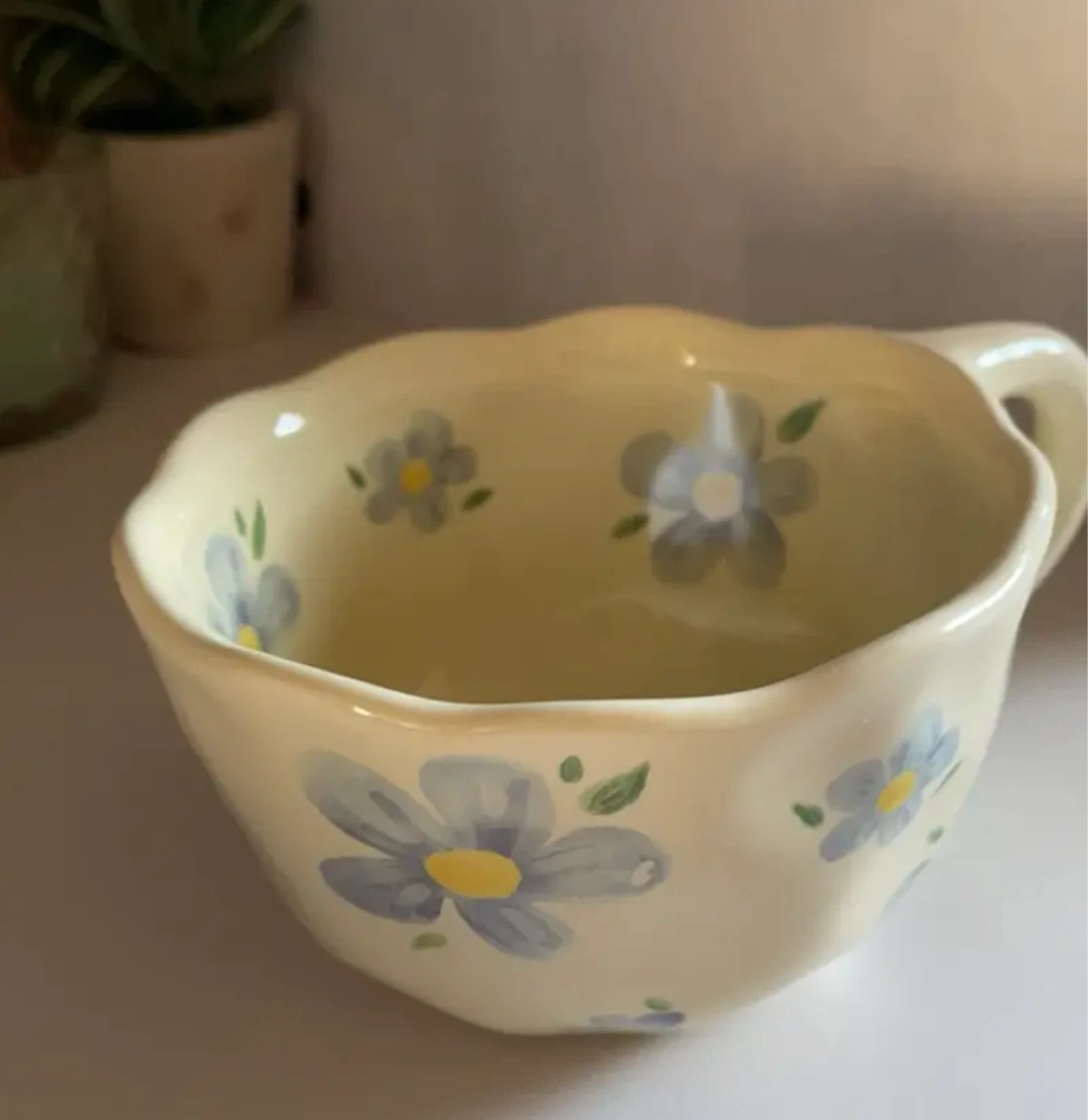 Floral Ceramic Mug 🏈