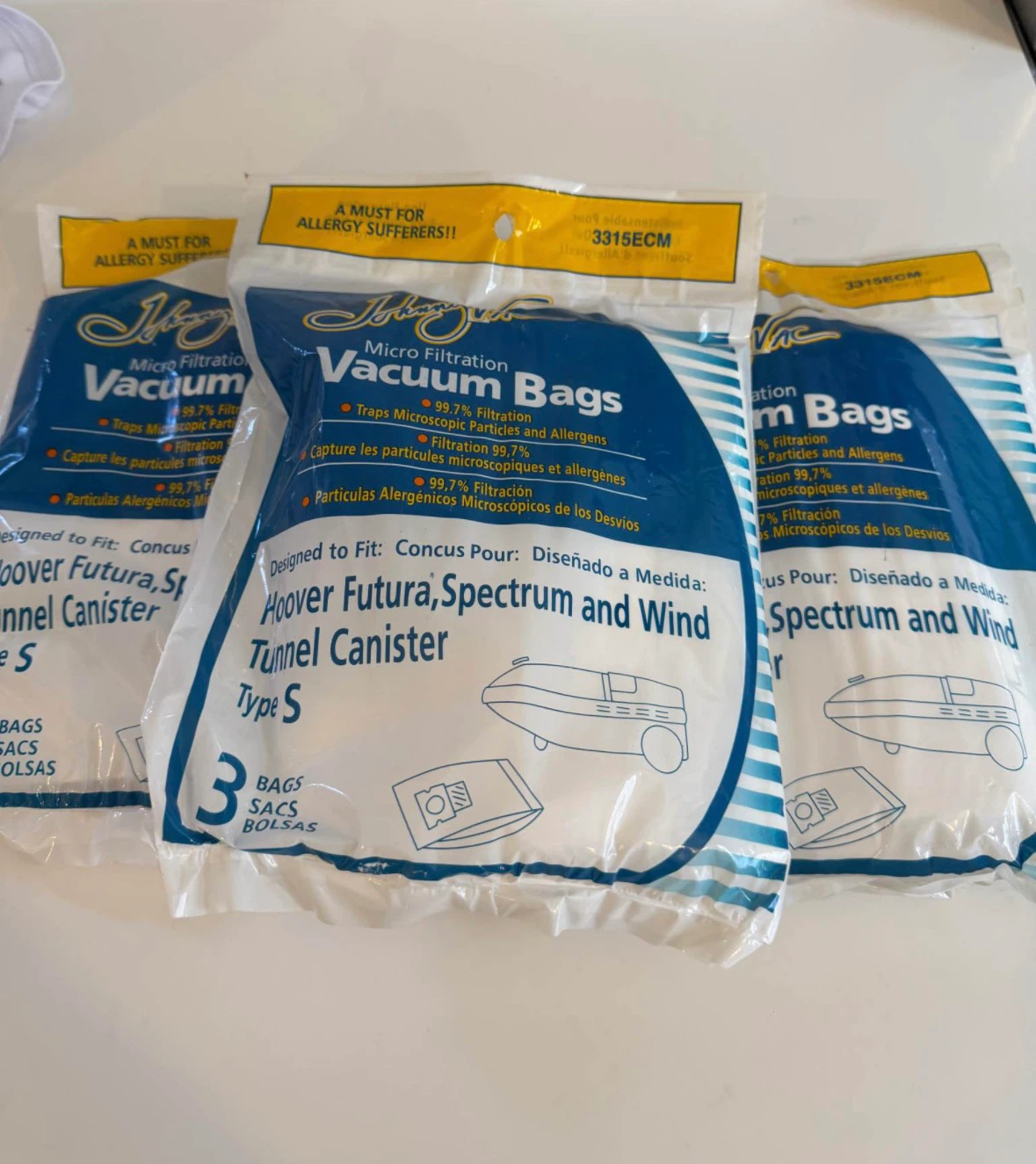 Johnny Vac Type S Vacuum Bags for Hoover Canister - photo 2