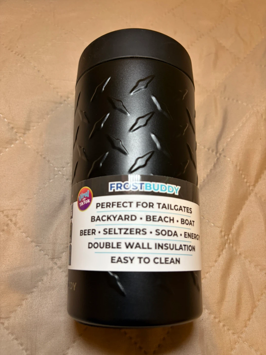 FrostBuddy Diamond Plate Universal Buddy Fits Cans & Bottles - photo 2