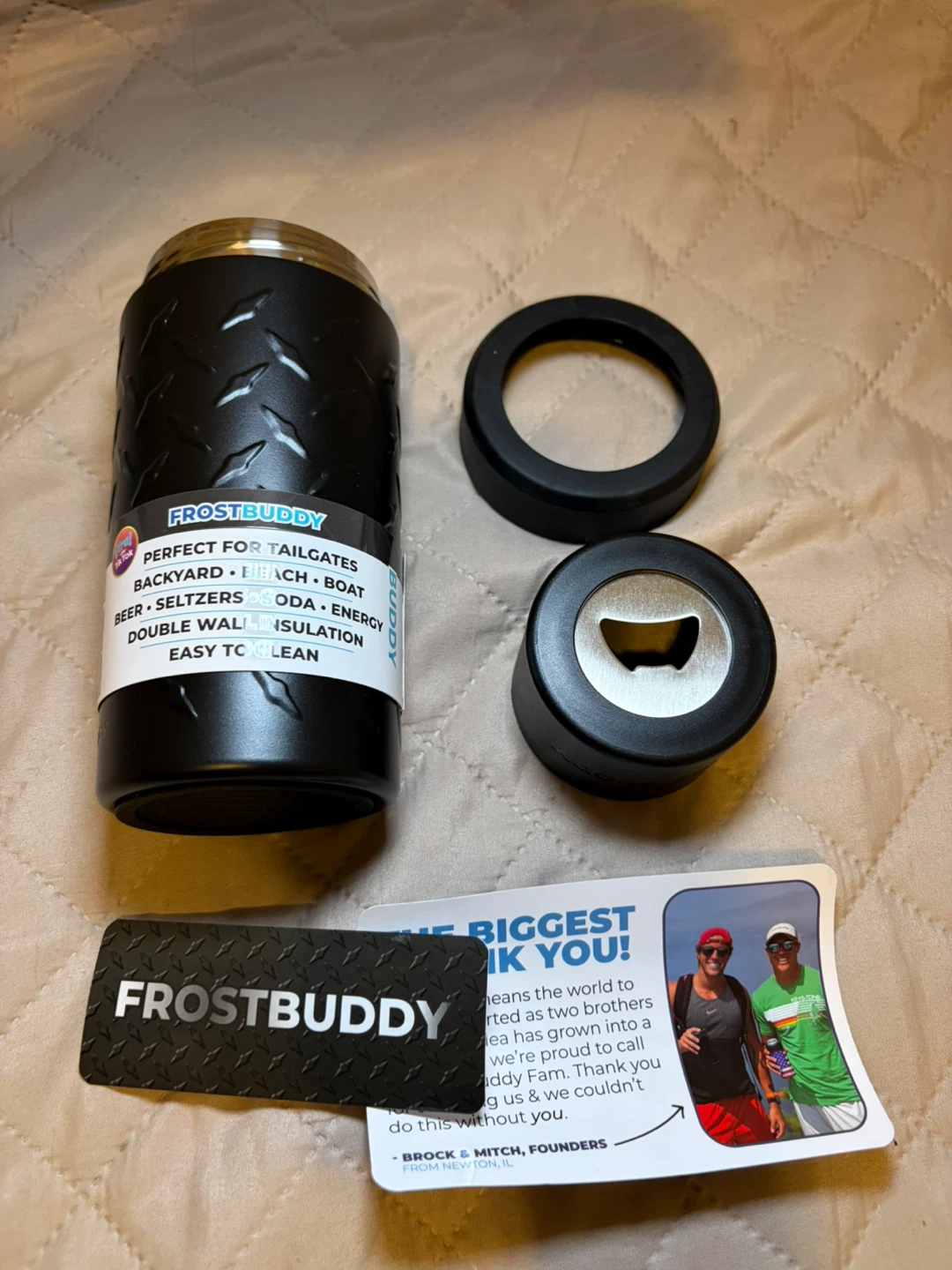 FrostBuddy Diamond Plate Universal Buddy Fits Cans & Bottles - photo 3
