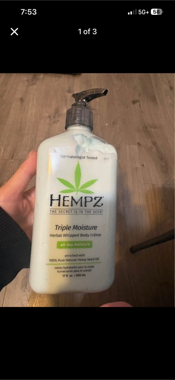 Hempz Triple Moisture Herbal Whipped Body Crème