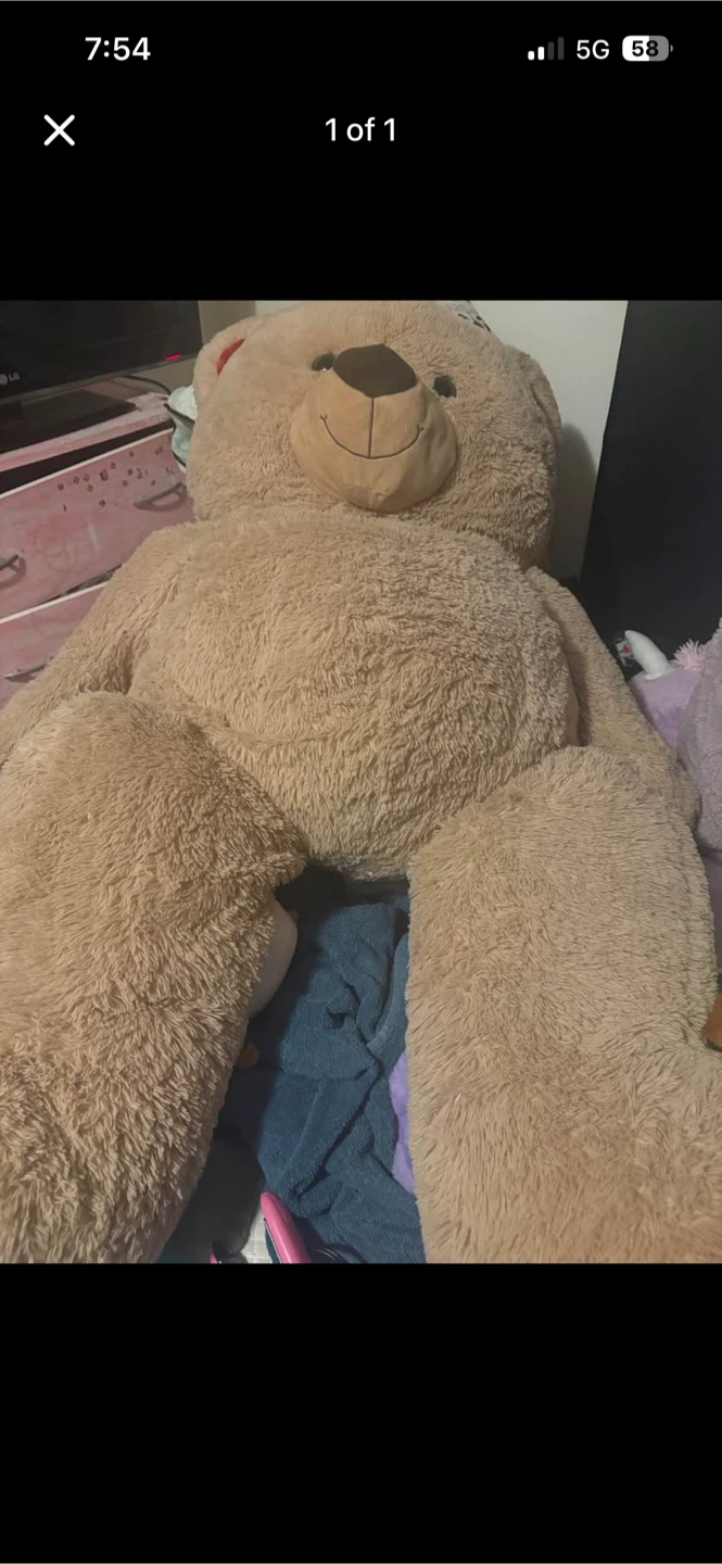 Large Beige Teddy Bear