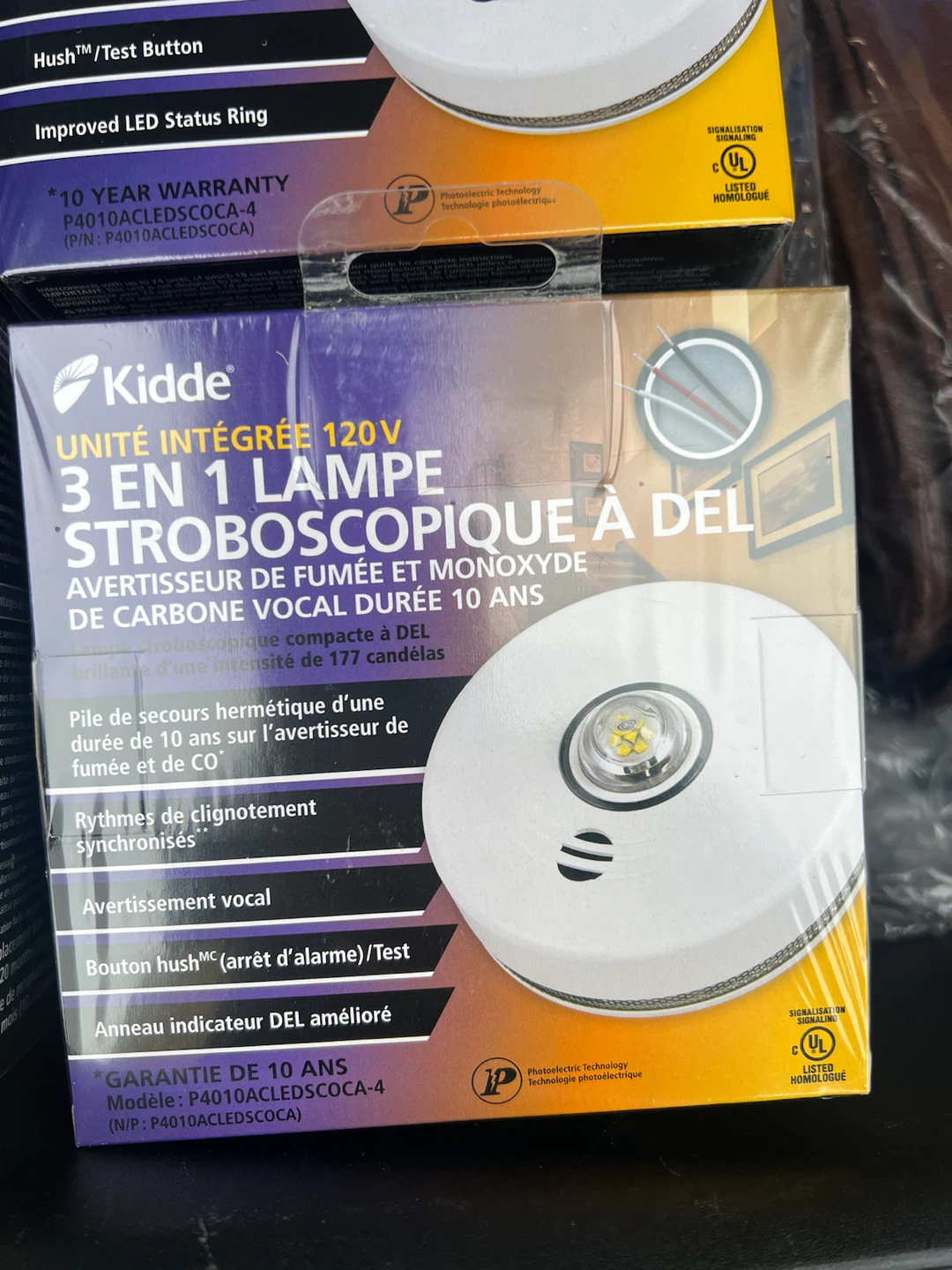4x Kidde 3-in-1 Smoke, CO Alarm and LED Strobe - photo 5
