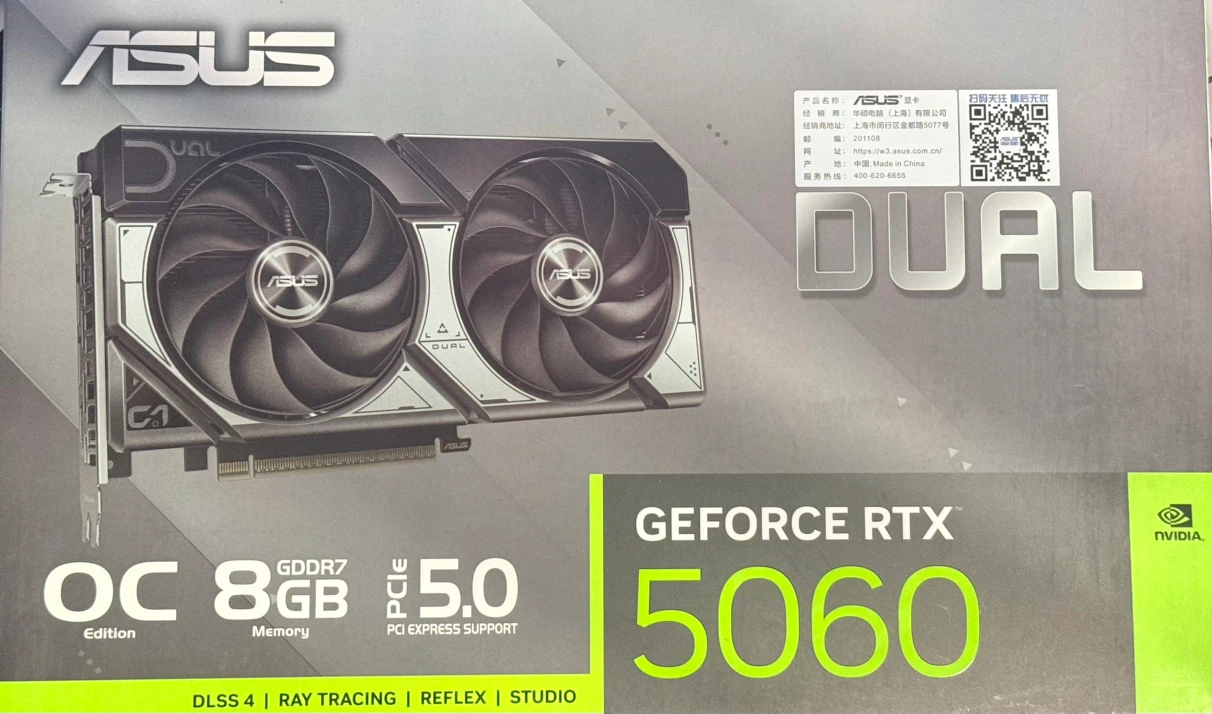 Rtx 5060 8gb oc edition Asus