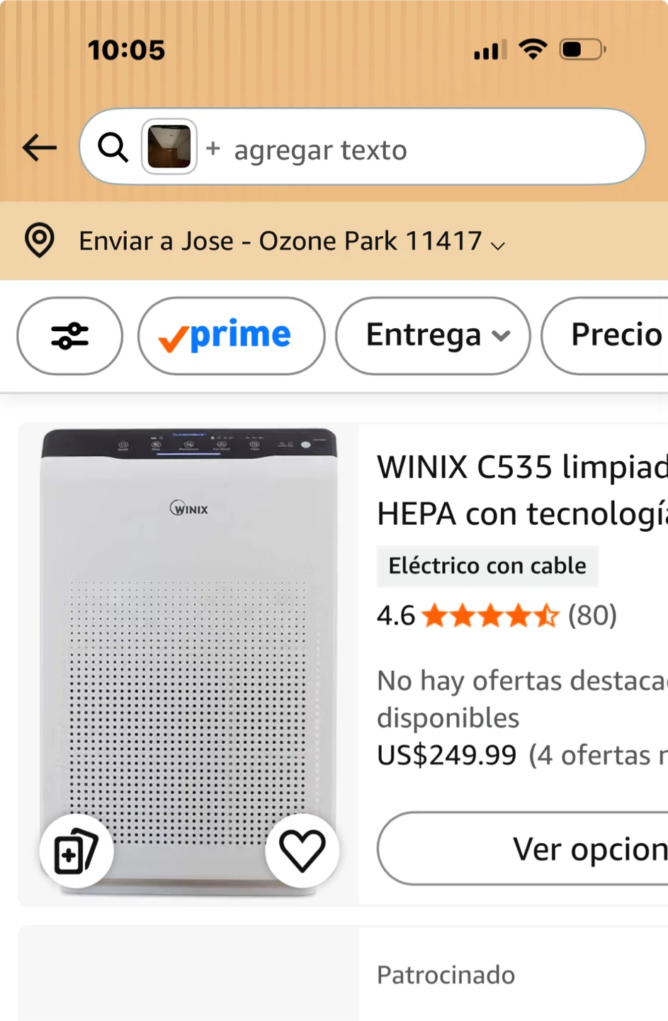 Winix C535 Air Purifier