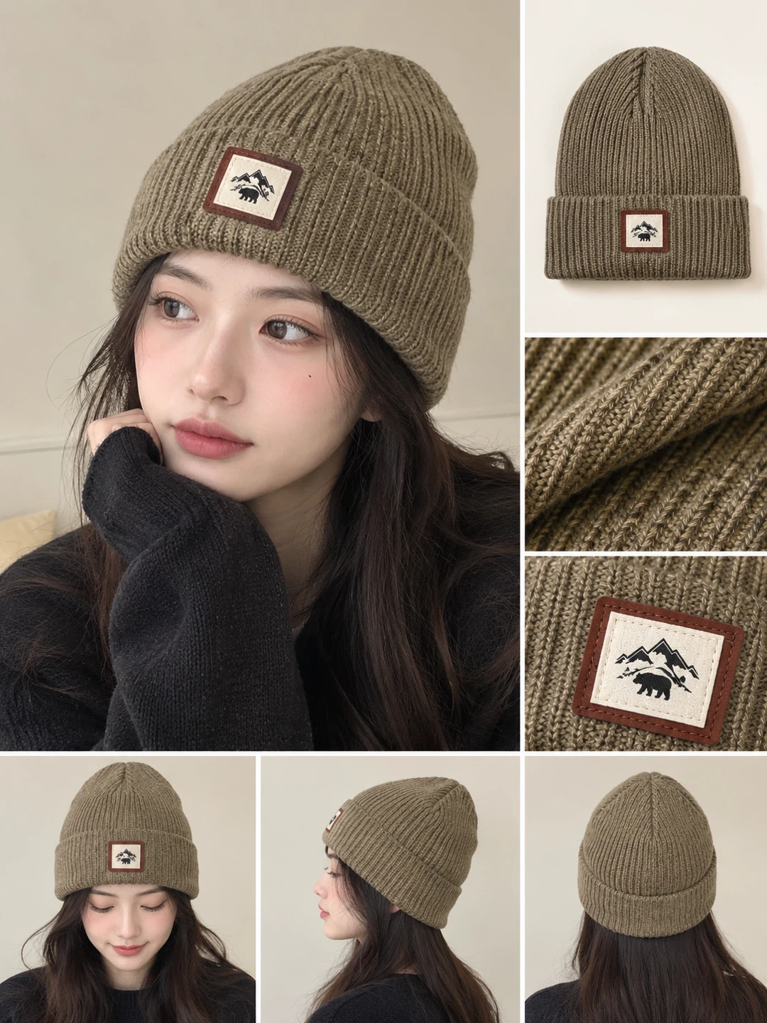 Knit Beanies with Various Designs - photo 3
