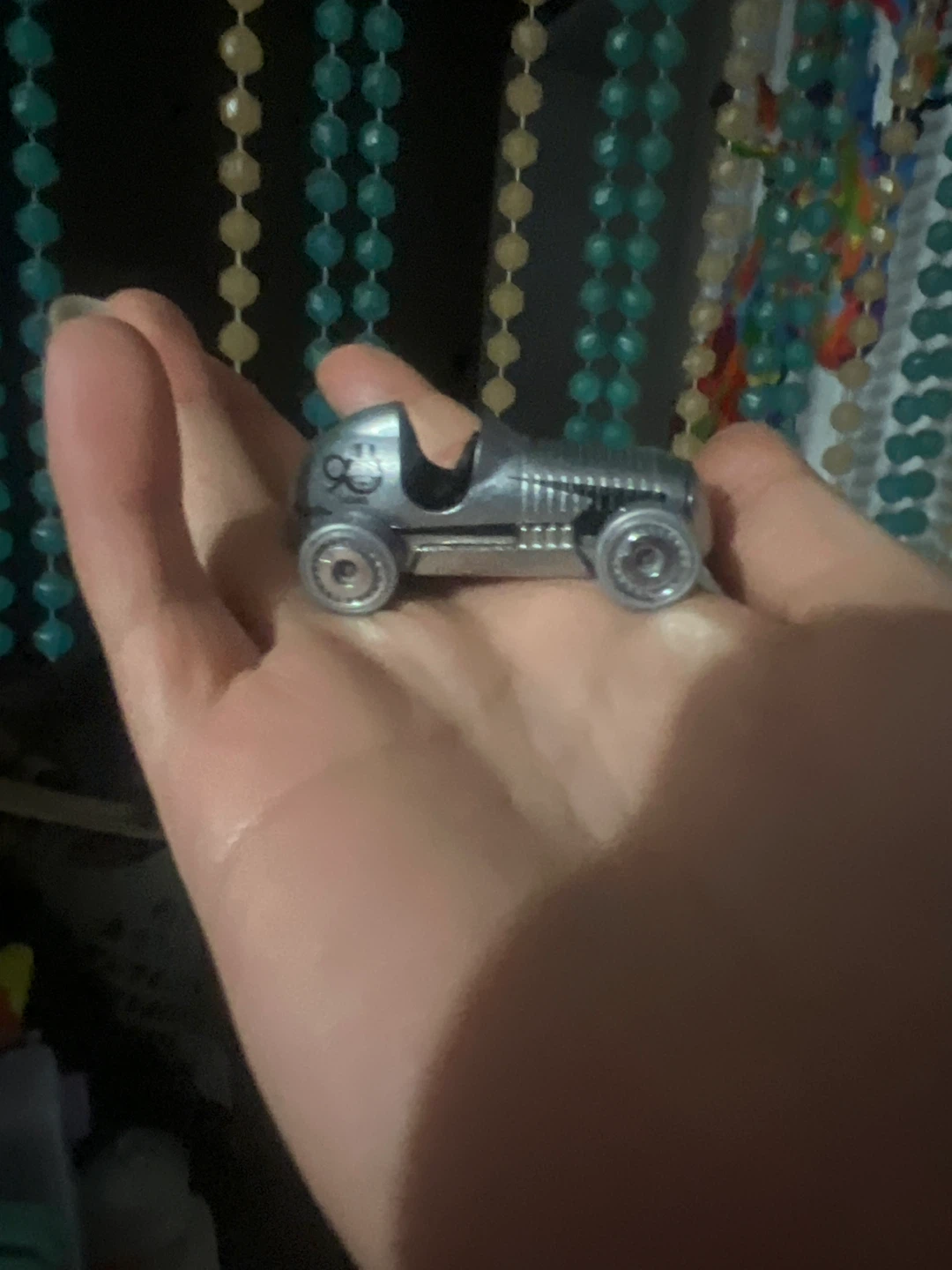Hot Wheels Silver Race Car 🏈