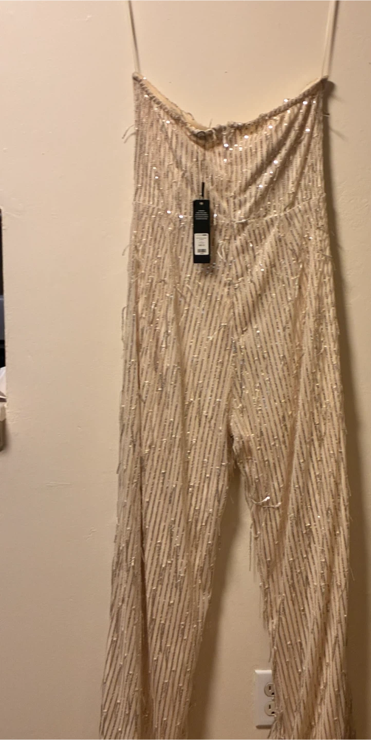 Fashion Nova Glitz and Glam Sequin Jumpsuit Size 1X - photo 3
