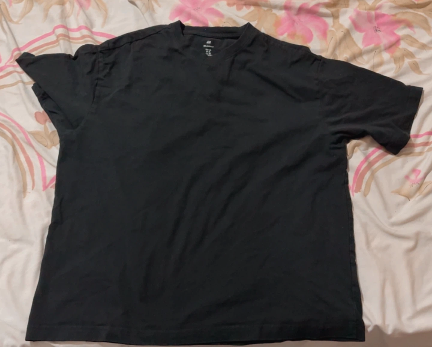 H&M 🏈 Relaxed Fit Black T-Shirt XL