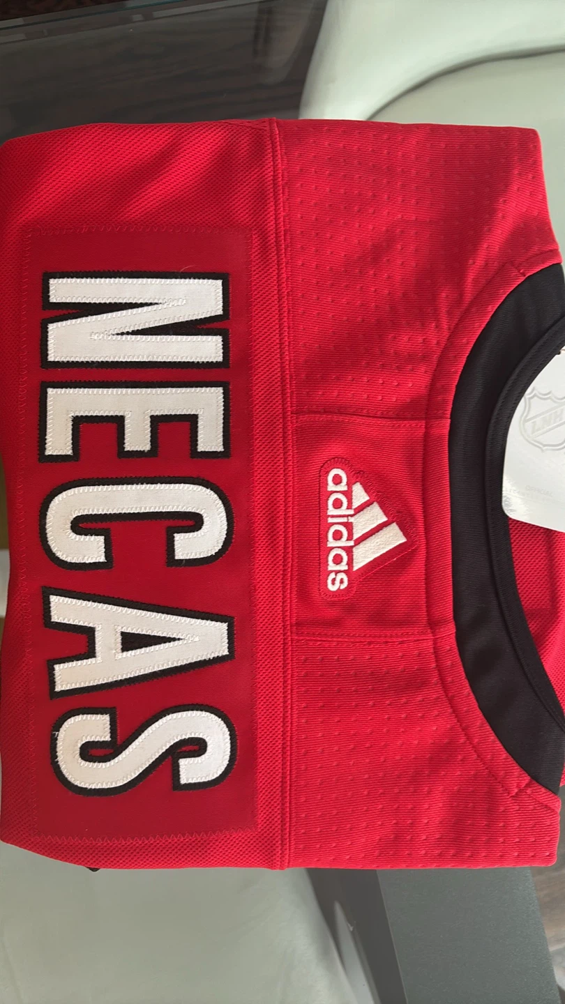 Adidas Martin Necas 88 Carolina Hurricanes Jersey signed 🏈