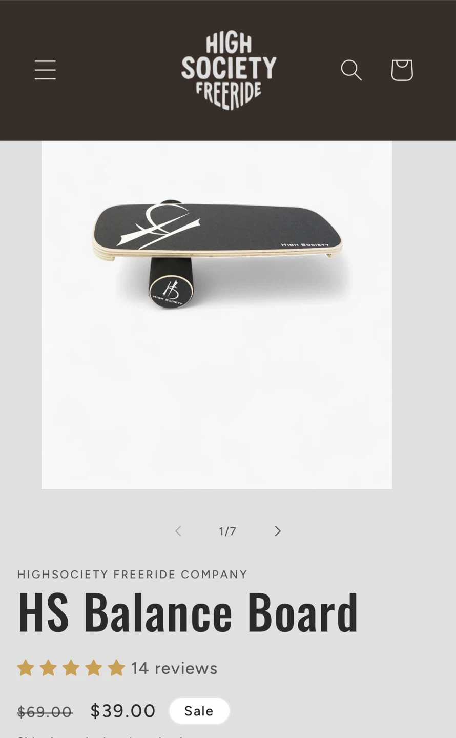 High Society HS Balance Board - photo 2