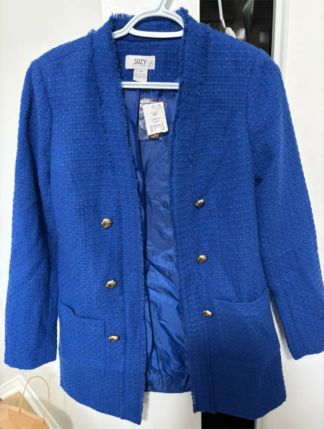 Suzy Shier Royal Blue Blazer