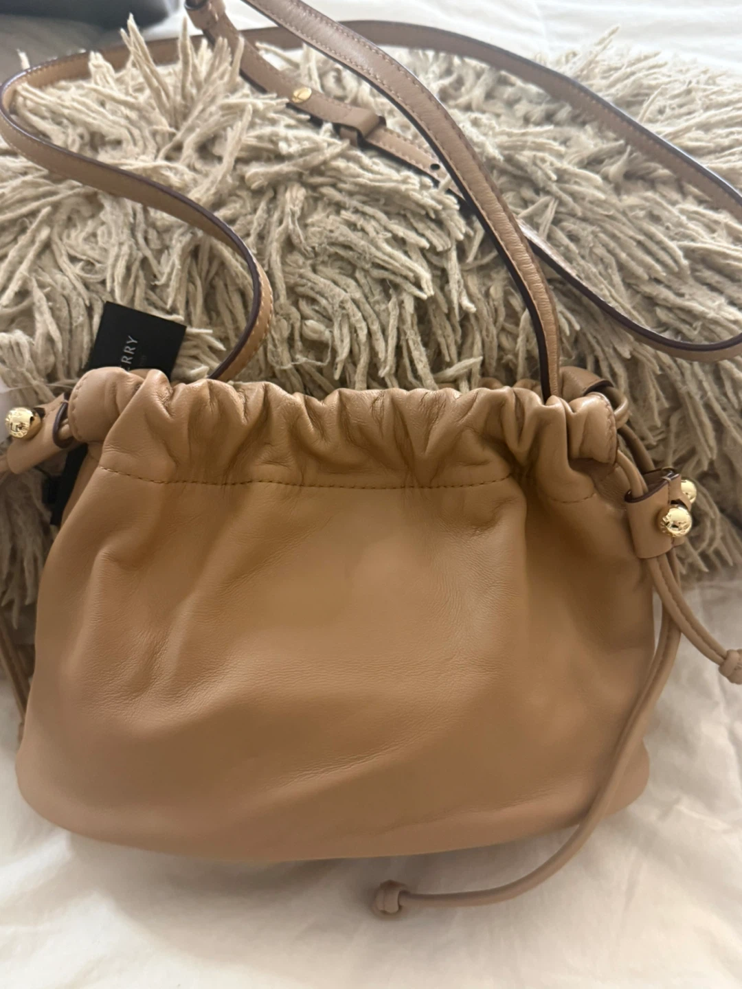 🏈 Mulberry Drawstring Crossbody Bag