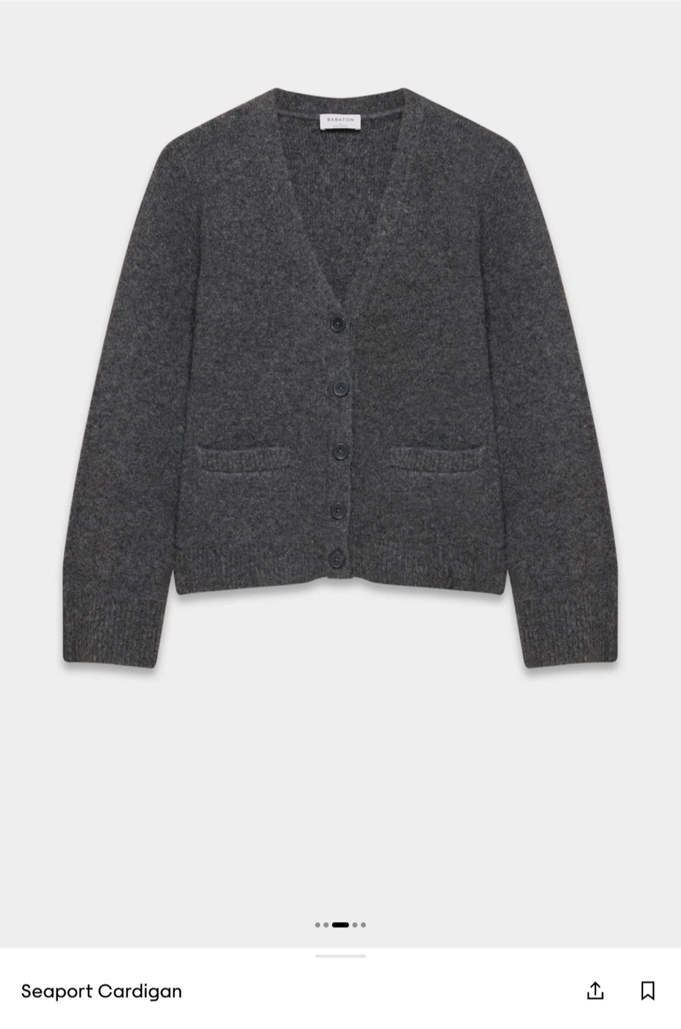Aritzia Babaton Seaport V-Neck Cardigan - photo 2