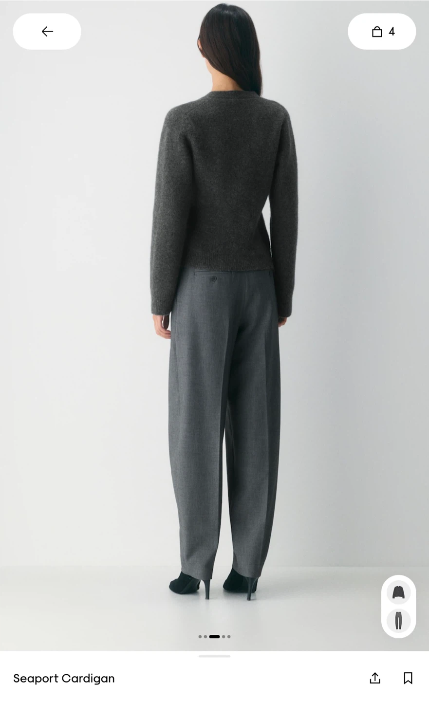 Aritzia Babaton Seaport V-Neck Cardigan - photo 3