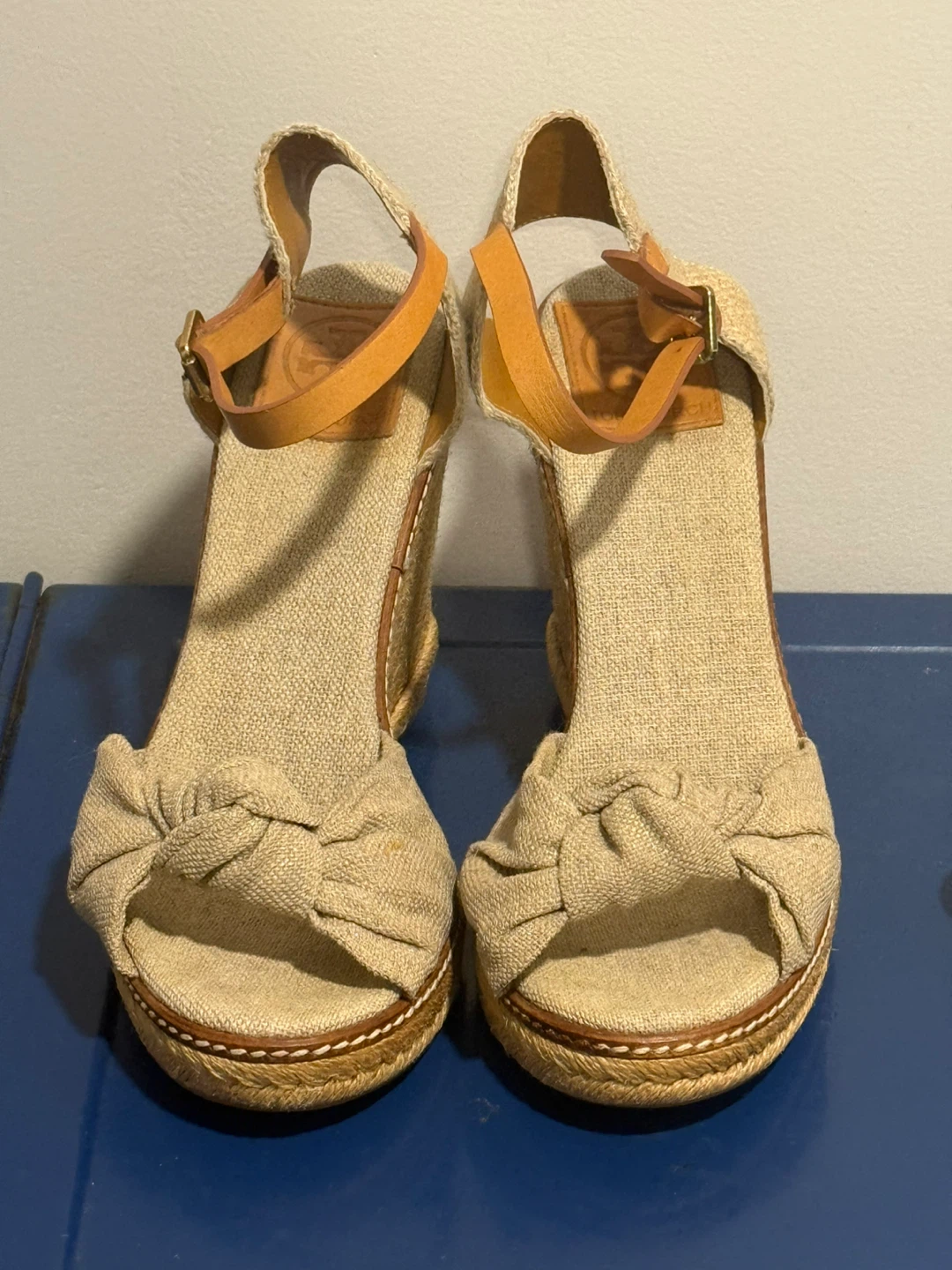 🏈 Tory Burch Espadrille Wedge Sandals