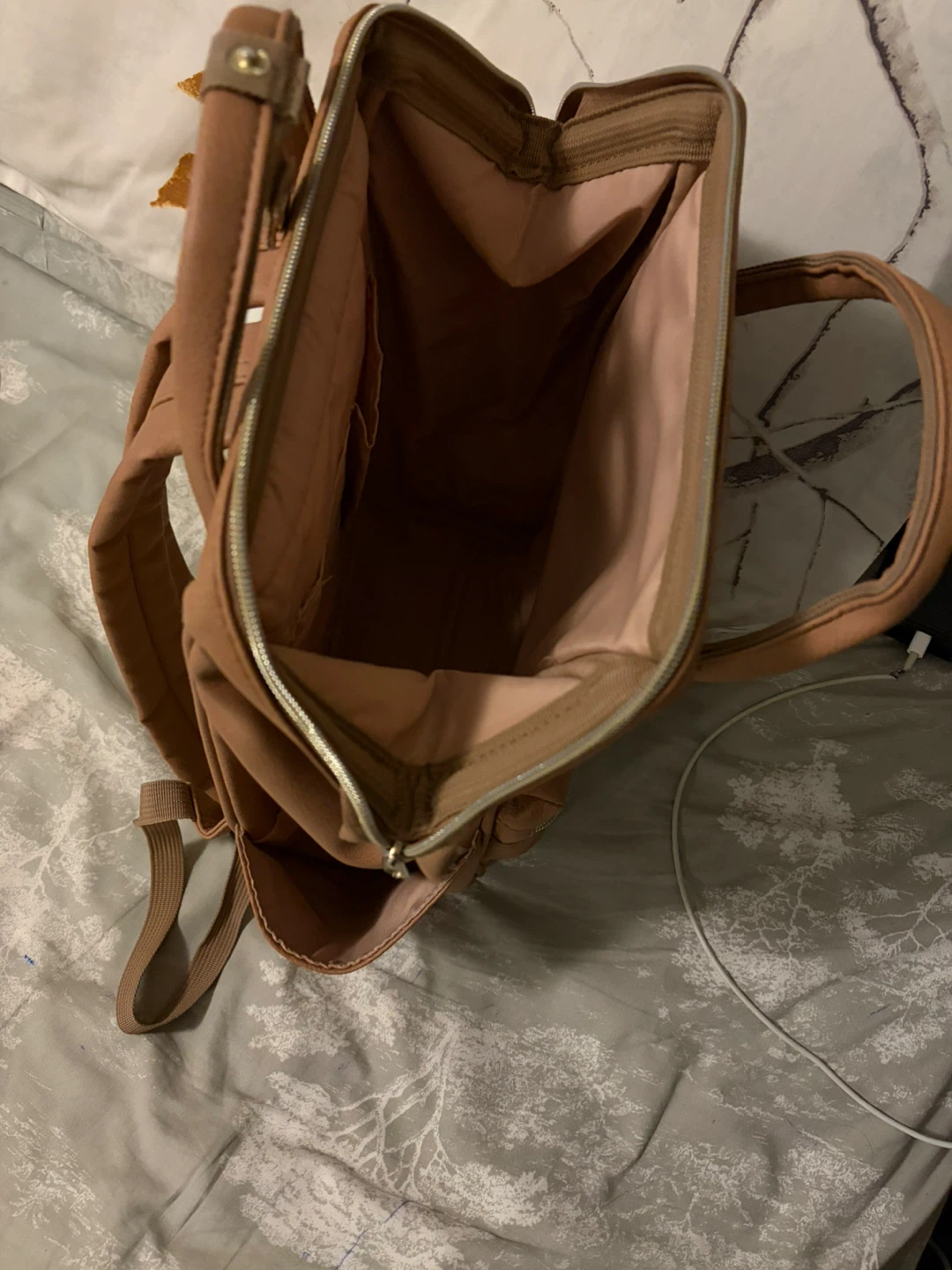 Anello Faux Leather Backpack