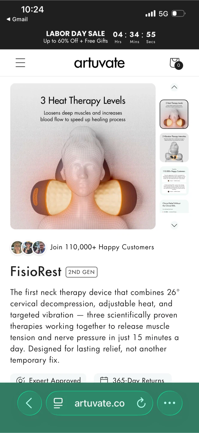 Artuvate neck massager - photo 3