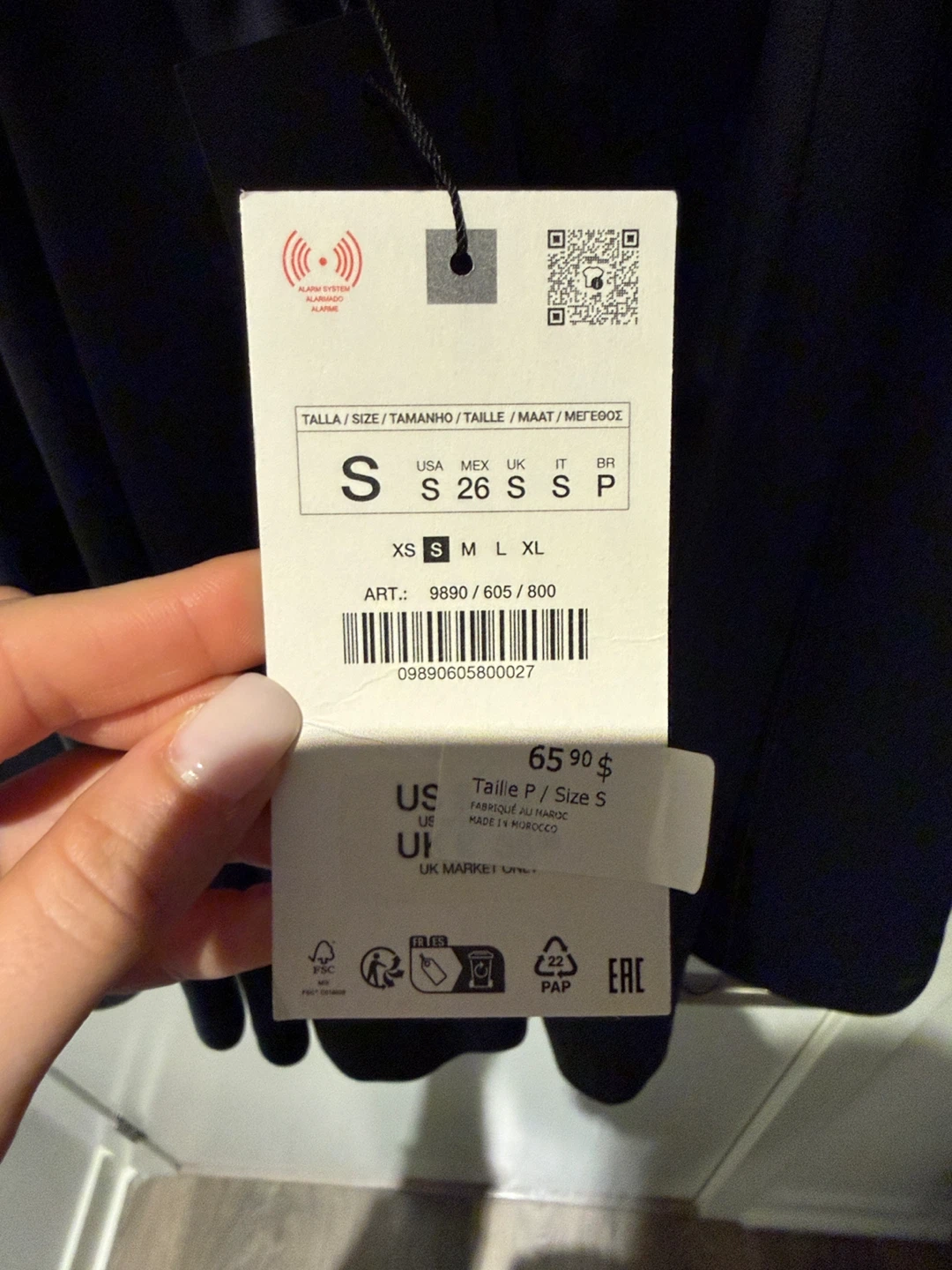 Zara Black Sleeveless Dress - Small - photo 4