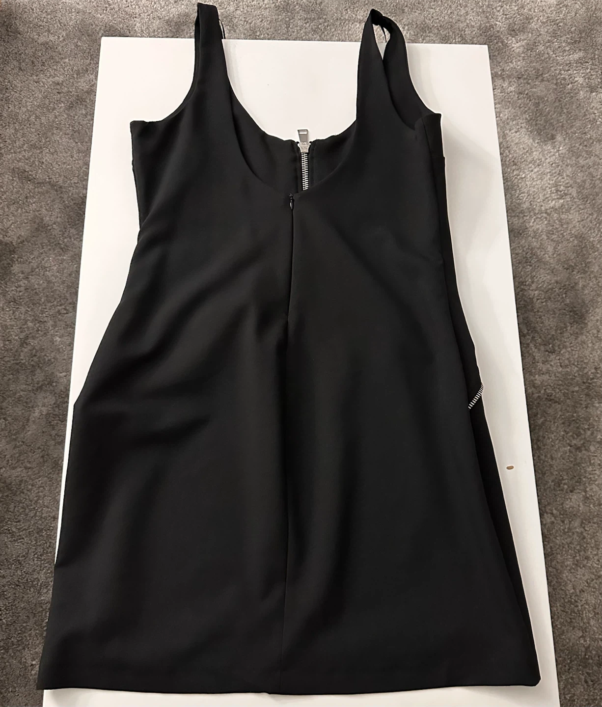 BRAND NEW ZARA Black Sleeveless Zip-Front Dress - photo 2