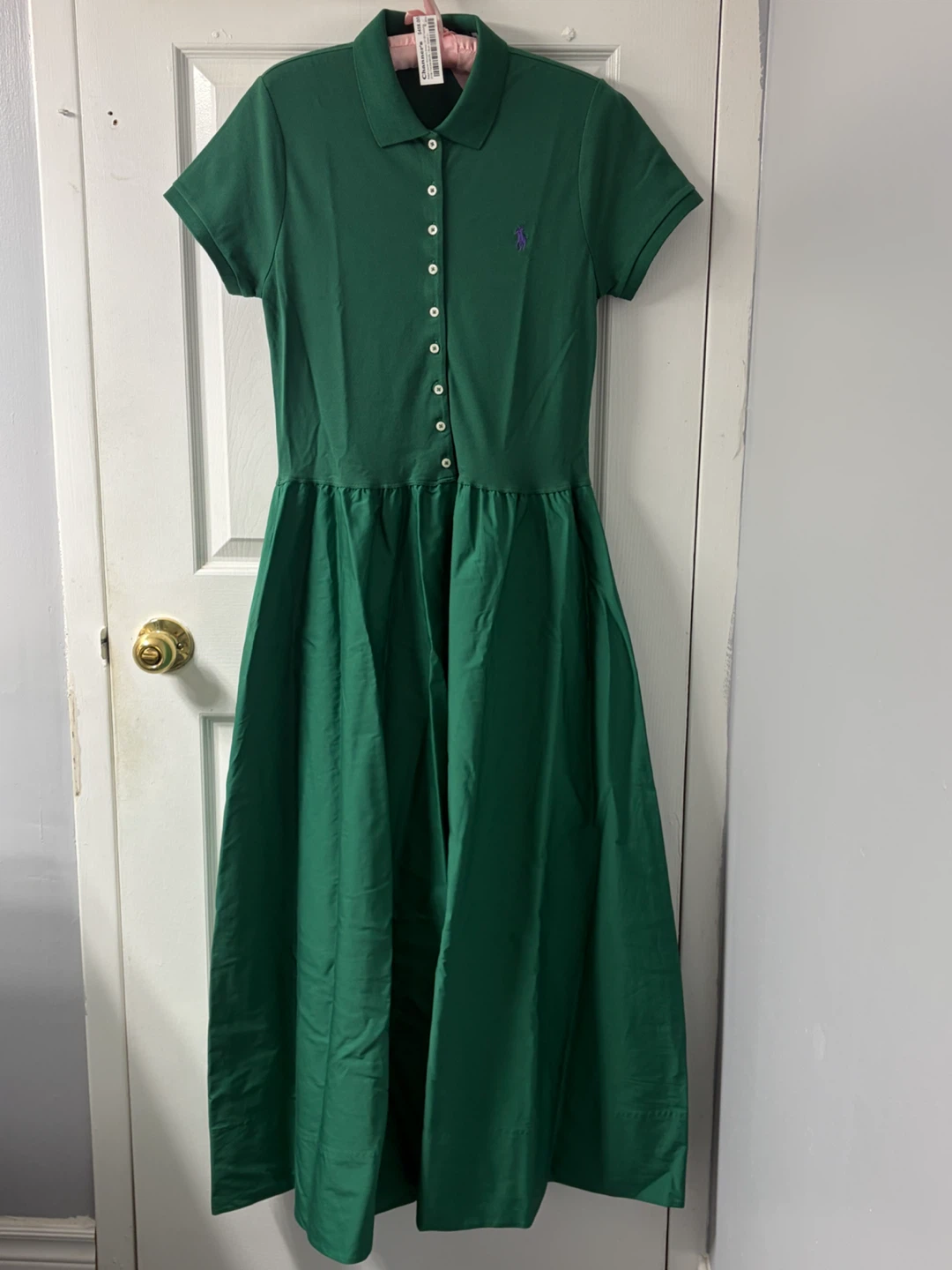 Ralph Lauren Green Polo Dress Size Large