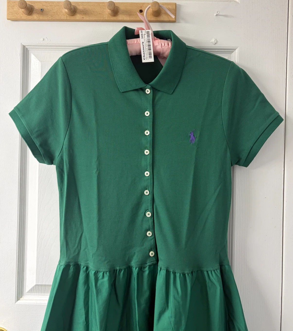 Ralph Lauren Green Polo Dress Size Large - photo 2