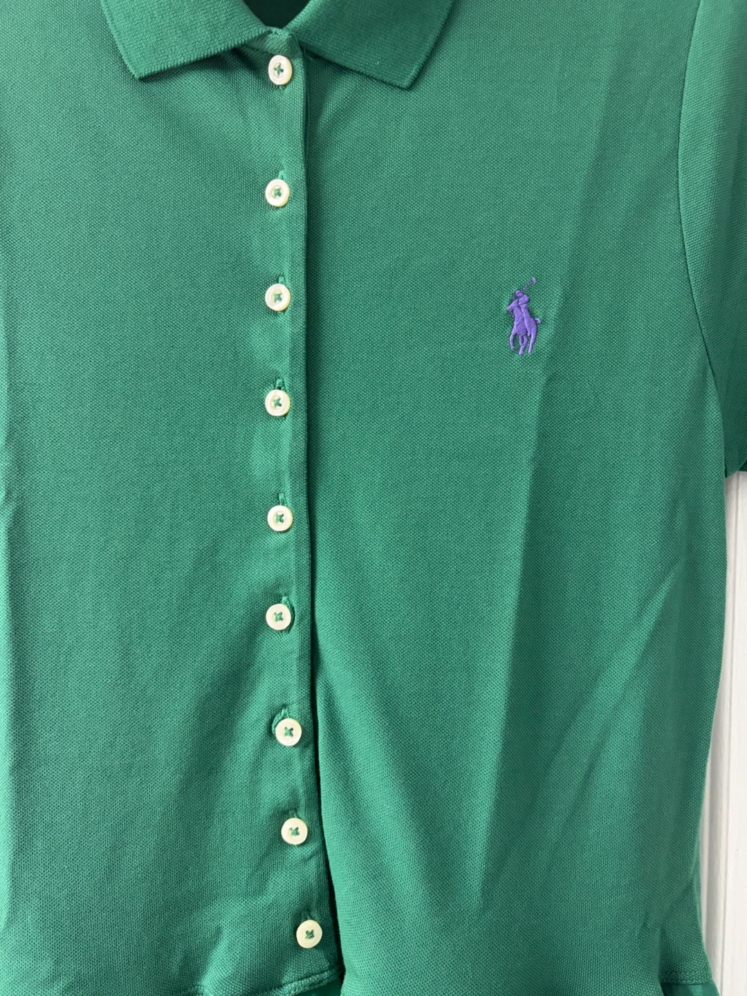 Ralph Lauren Green Polo Dress Size Large - photo 4