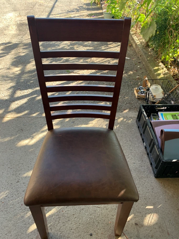 Set of 4 Wooden Dining Chairs