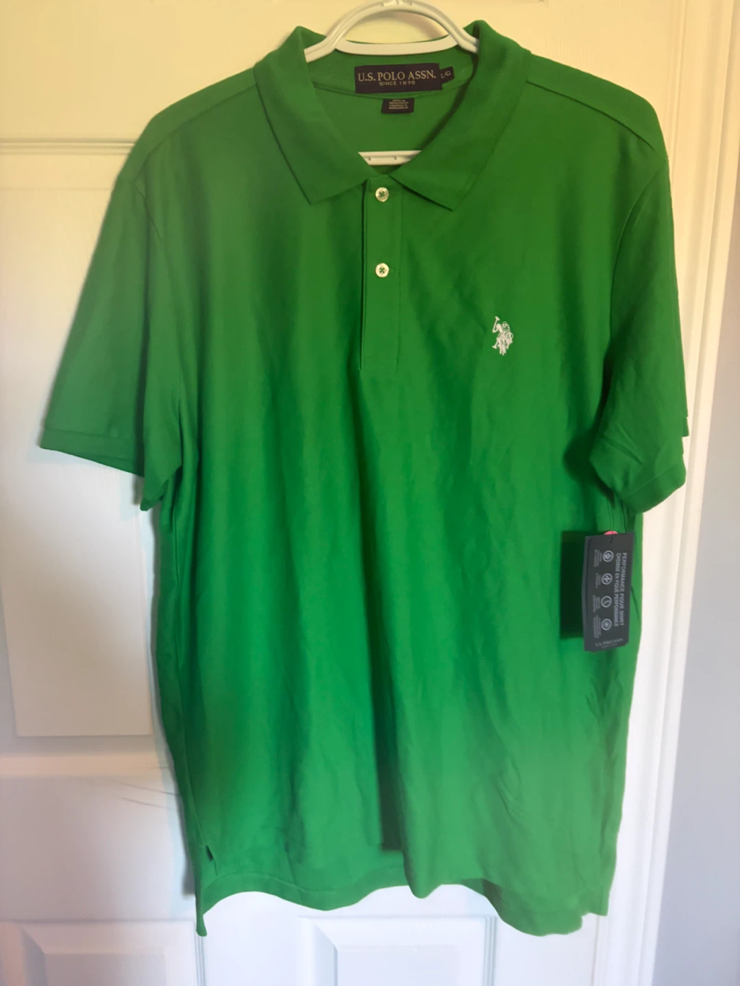 🏈 U.S. Polo Assn. Green Polo Shirt