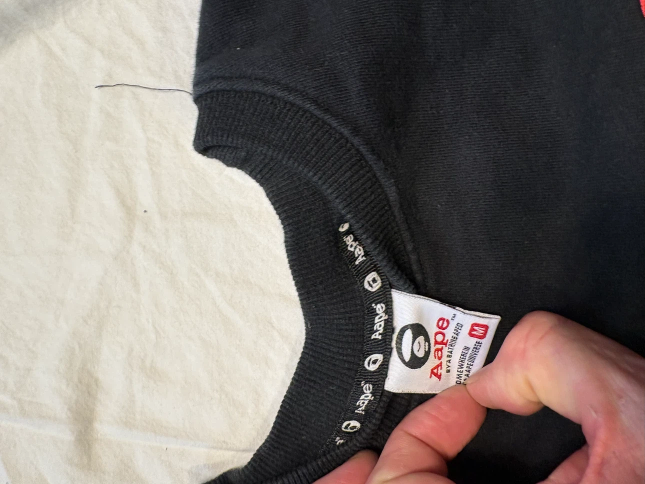 Aape by A Bathing Ape Sweatshirt - Black - Medium - photo 3