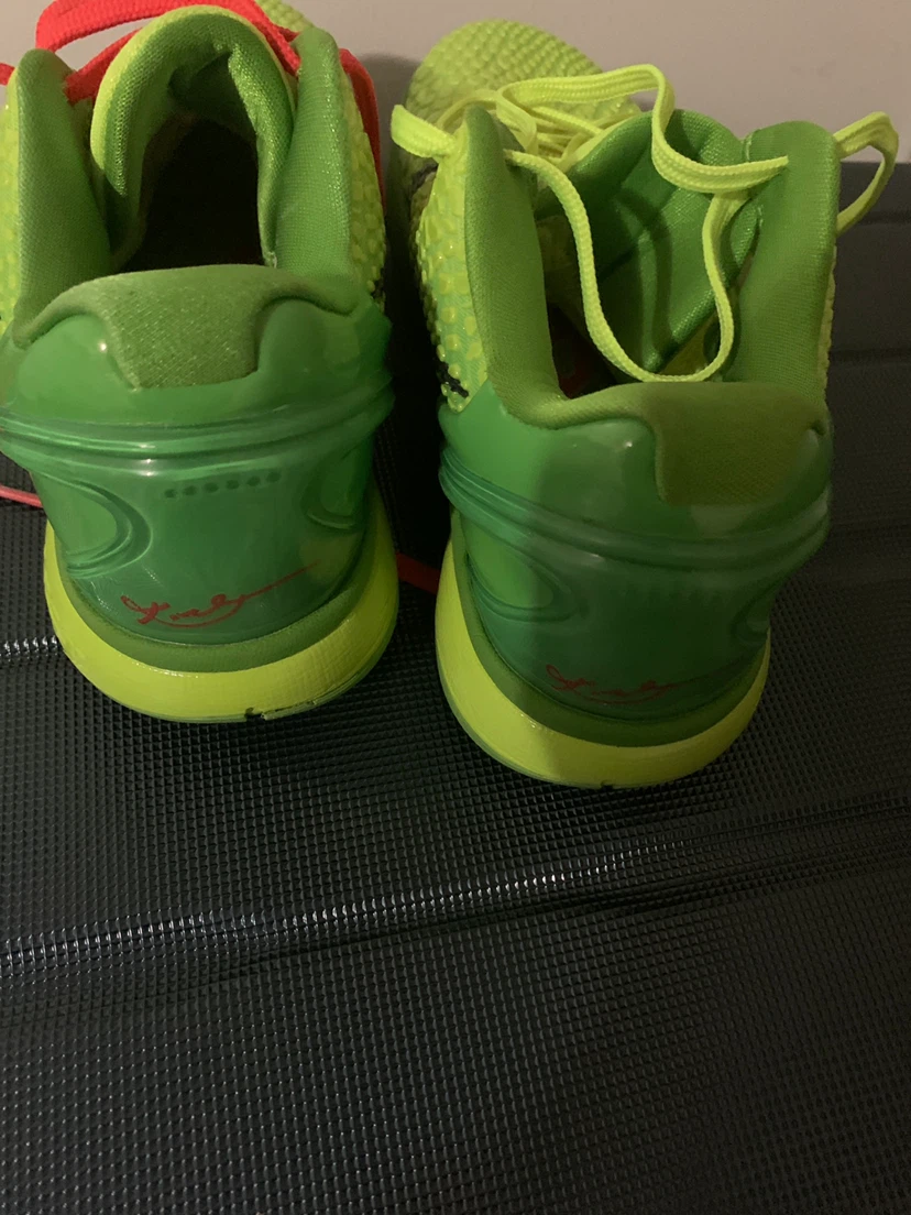 Nike Kobe 6 Protro Grinch Basketball Shoes us size 7 - photo 2