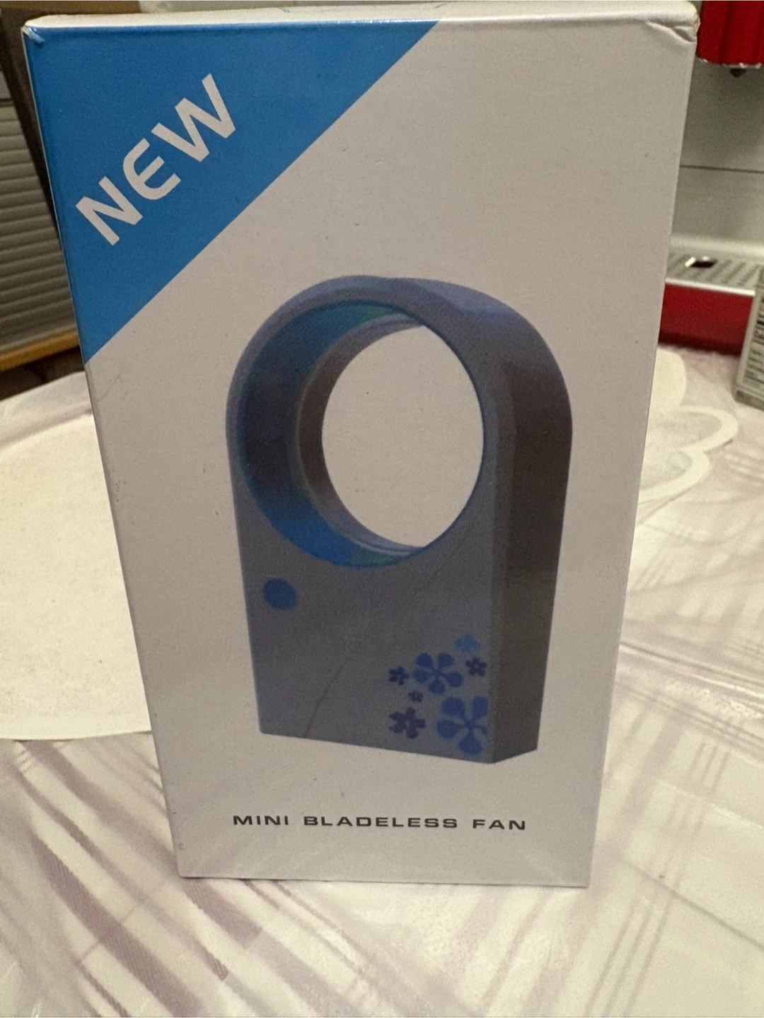 Like New Mini Bladeless Fan - Blue