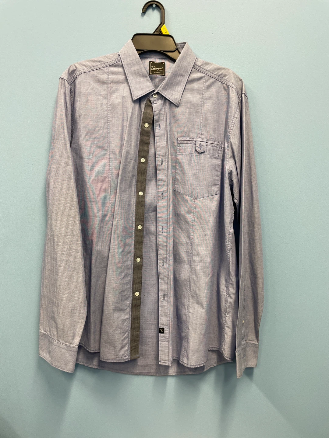 7 Diamonds Blue Long Sleeve Shirt XL - photo 2