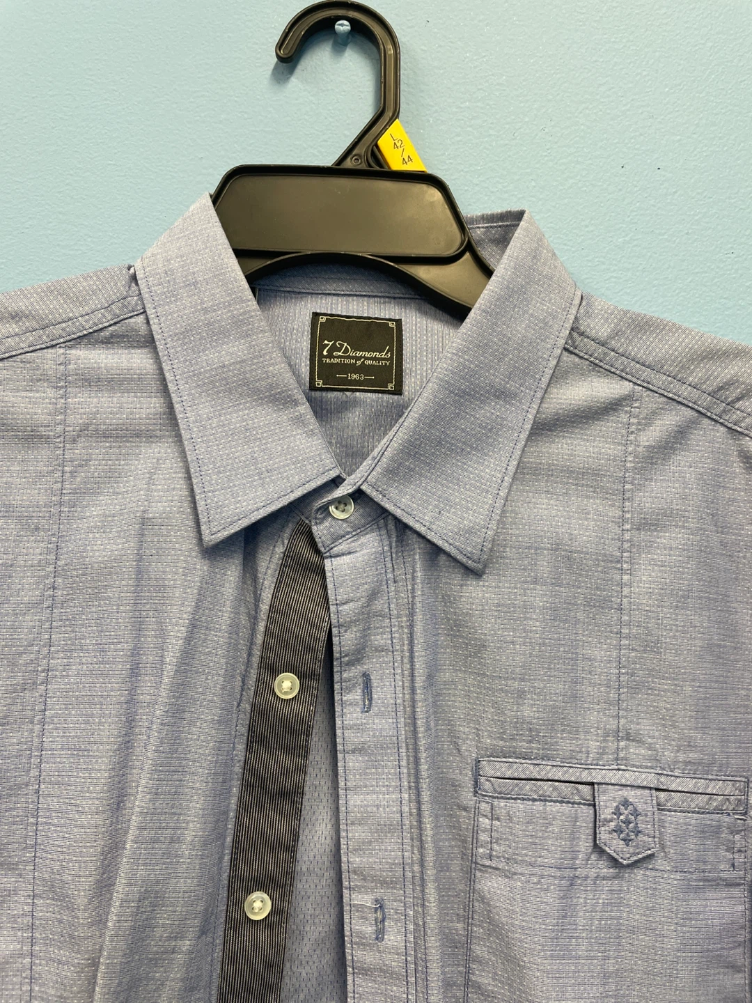 7 Diamonds Blue Long Sleeve Shirt XL - photo 3