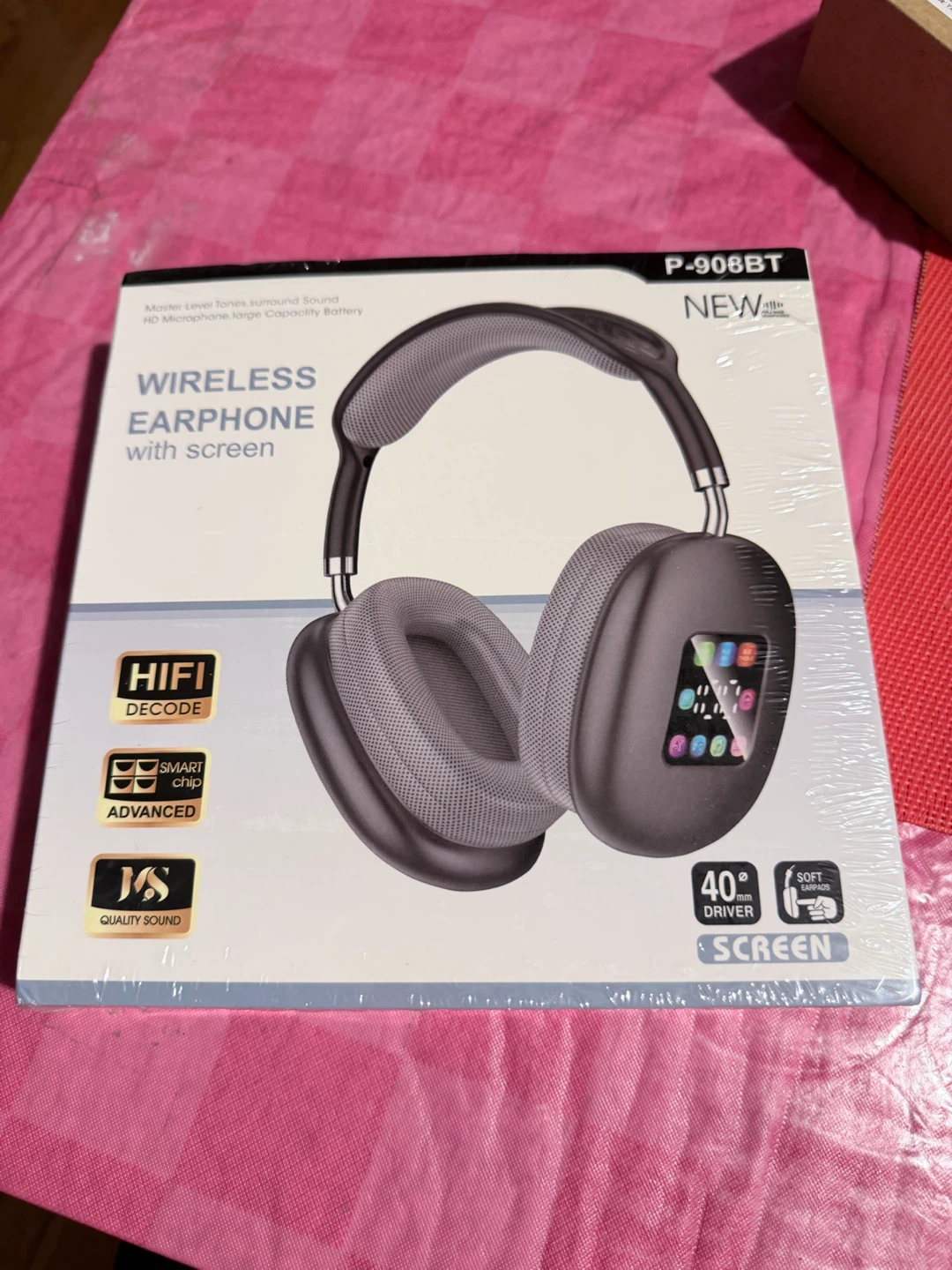 P-908BT Wireless Headset with Screen