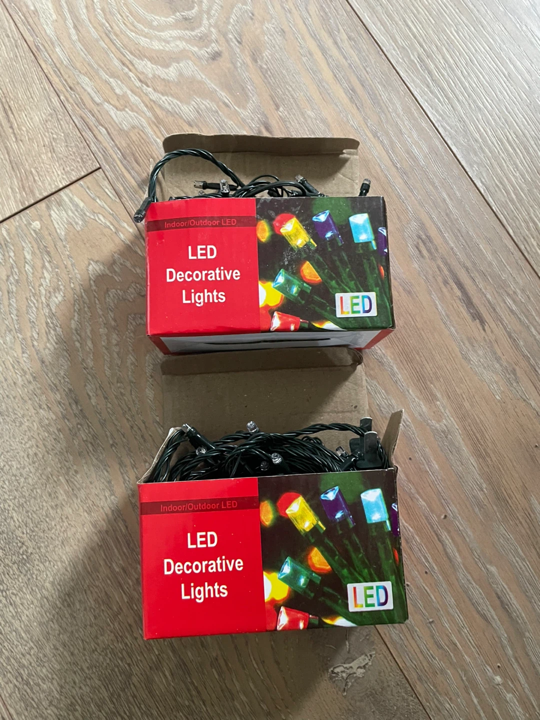 Two boxes of LED decorative lights 🏈