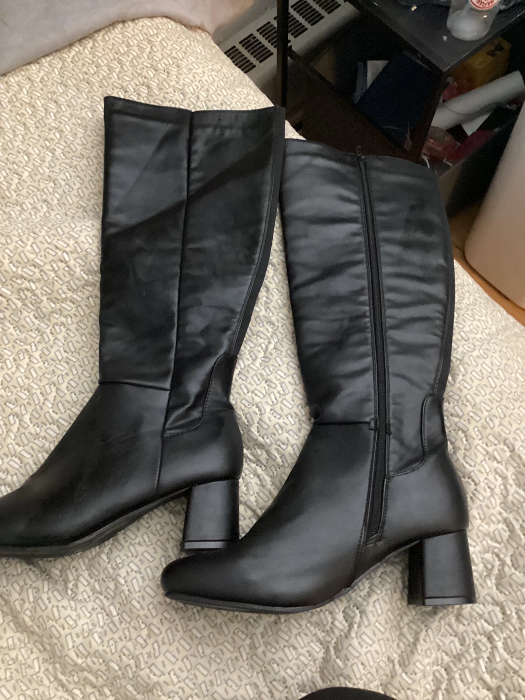 Black Heeled Boots