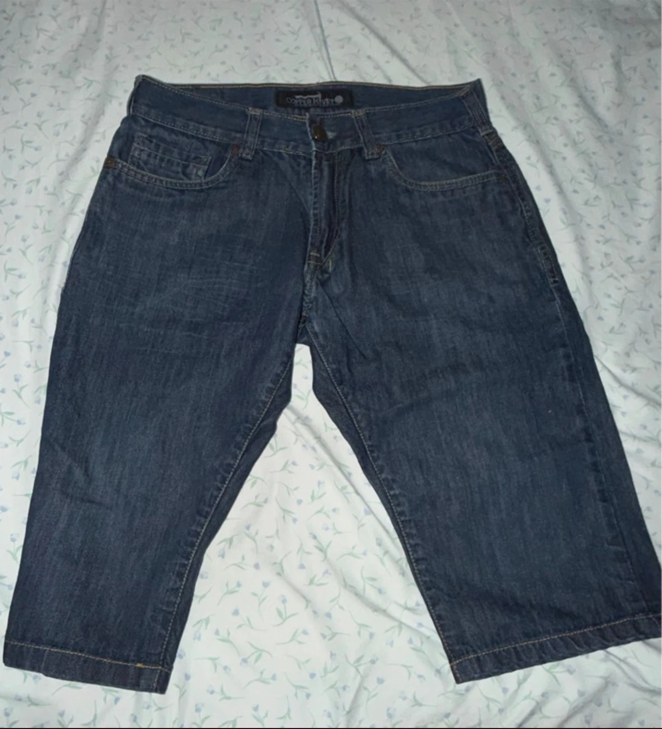 Copper Rivet Denim Shorts