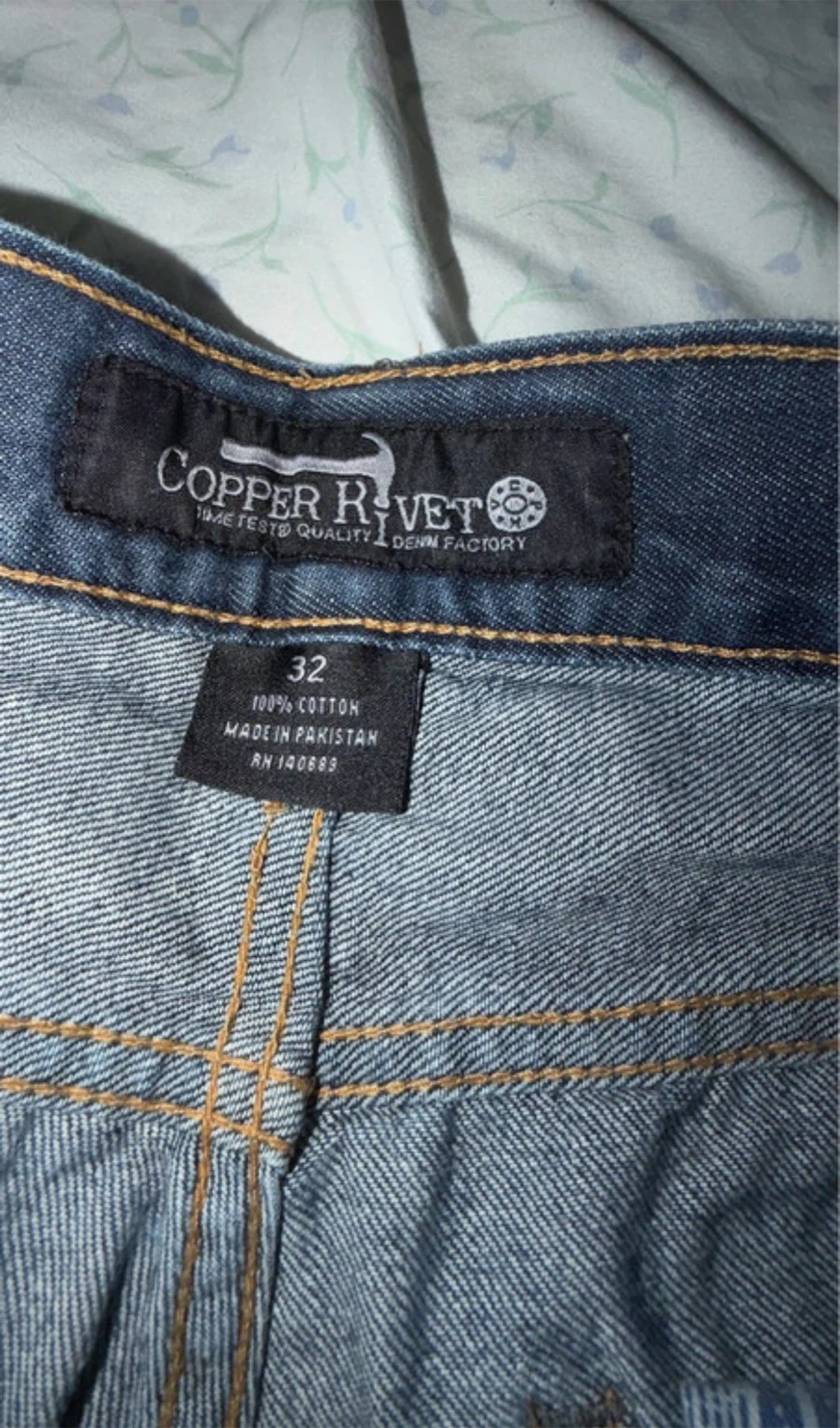 Copper Rivet Denim Shorts - photo 3