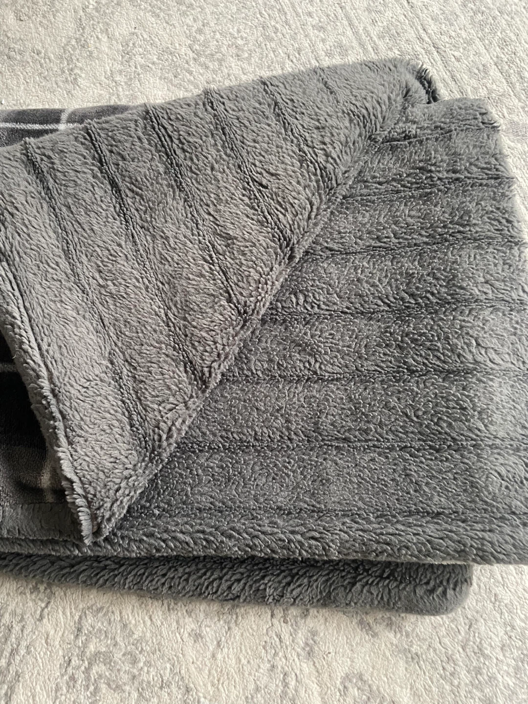 Indigo Plaid Throw Blanket 🏈