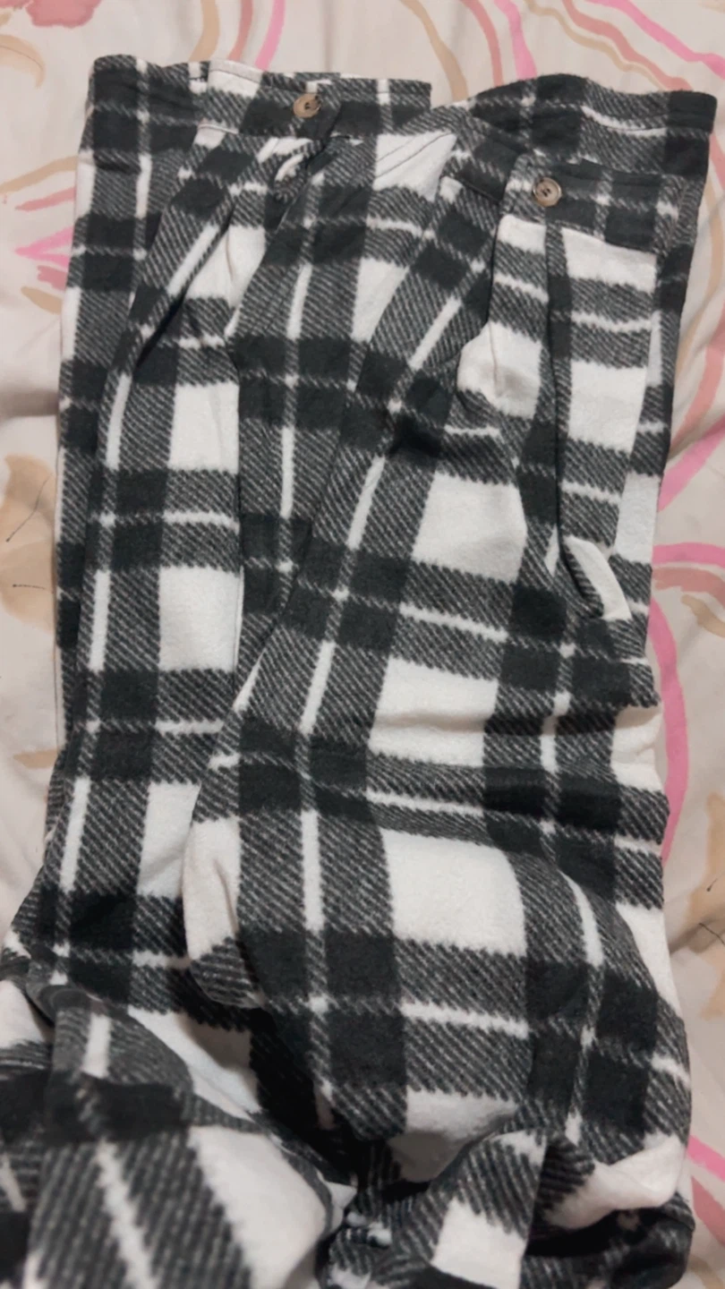 Streetwear 🏈 Society Black and White Plaid Shirt Jacket XL - photo 3