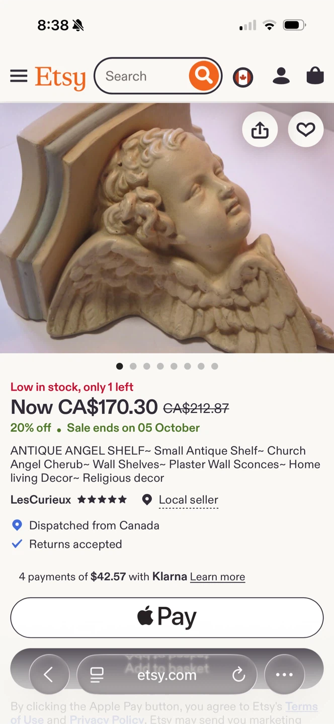Cherub Wall Shelf - photo 4