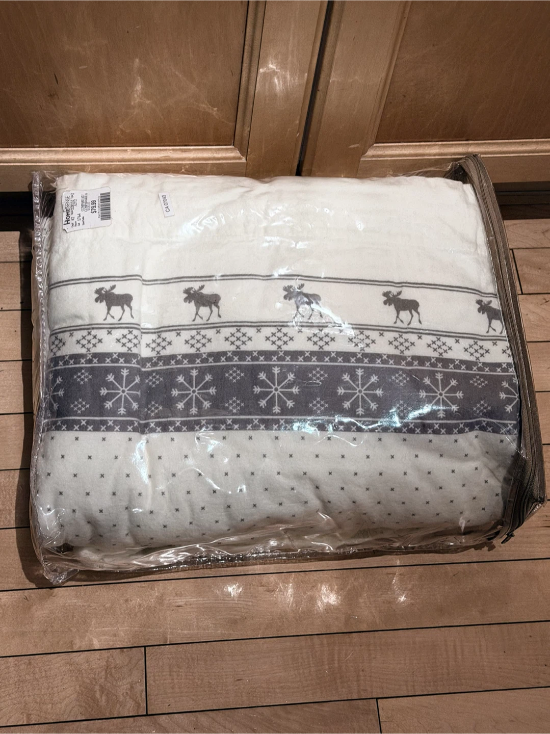HomeSense Moose Pattern king sheet set 🏈