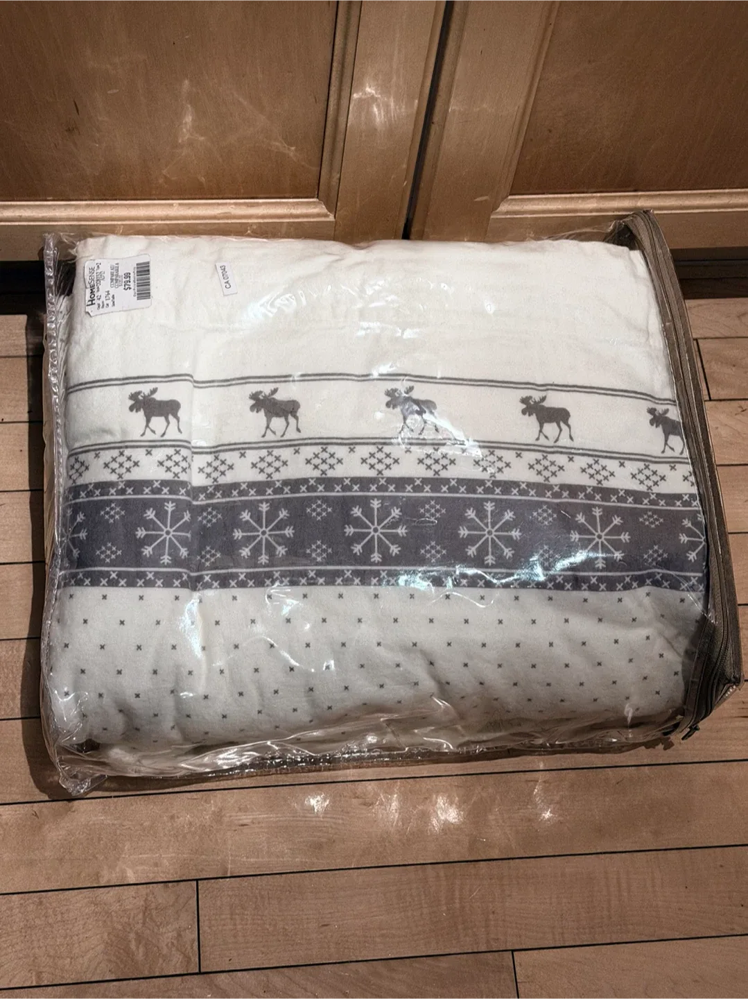 HomeSense Moose Pattern king sheet set 🏈