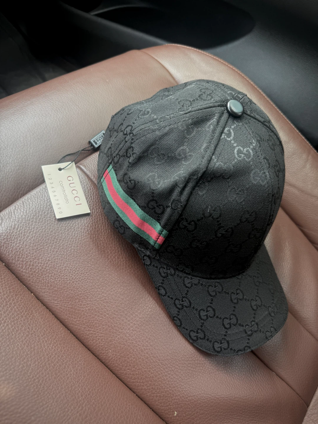 Gucci Baseball Cap - Black GG Monogram