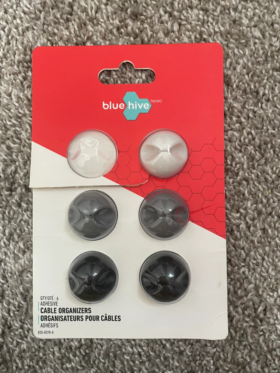 Blue Hive Adhesive Cable Organizers🏈