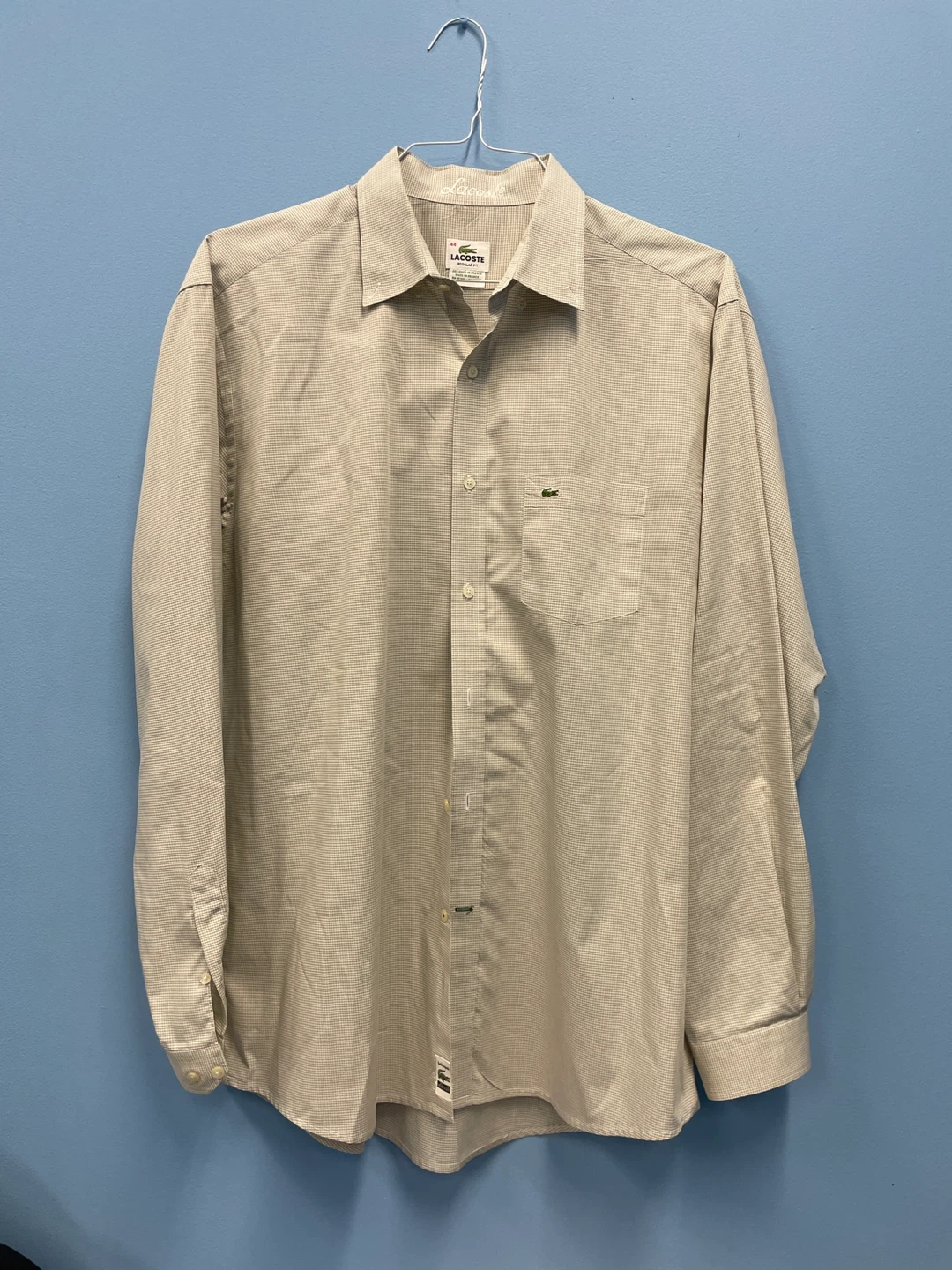 Lacoste Regular Fit Dress Shirt, Size 44 - photo 3