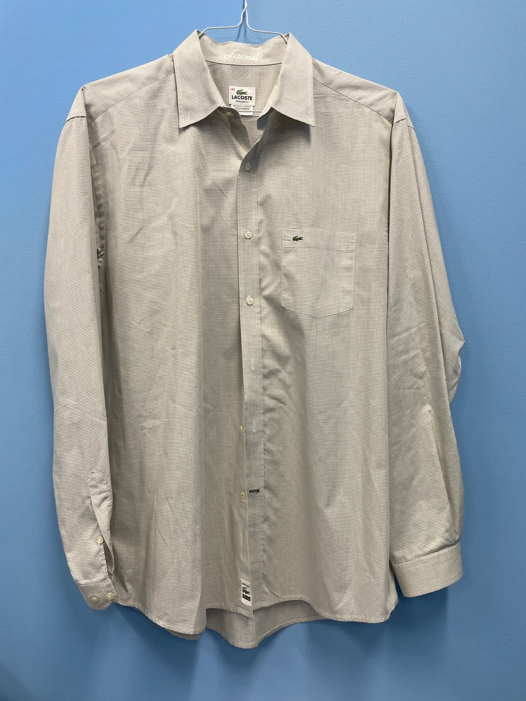 Lacoste Regular Fit Dress Shirt, Size 44 - photo 5